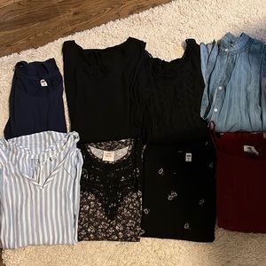 Bundle of 8 loose long tank tops XL-XXL